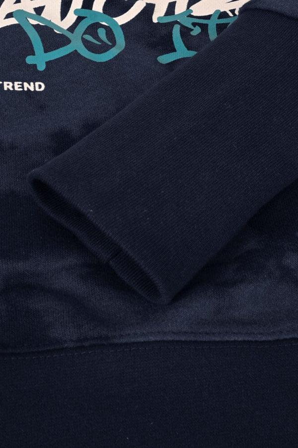 Elo Polo Republica Women's Avalanche Printed Terry Sweatshirt Navy