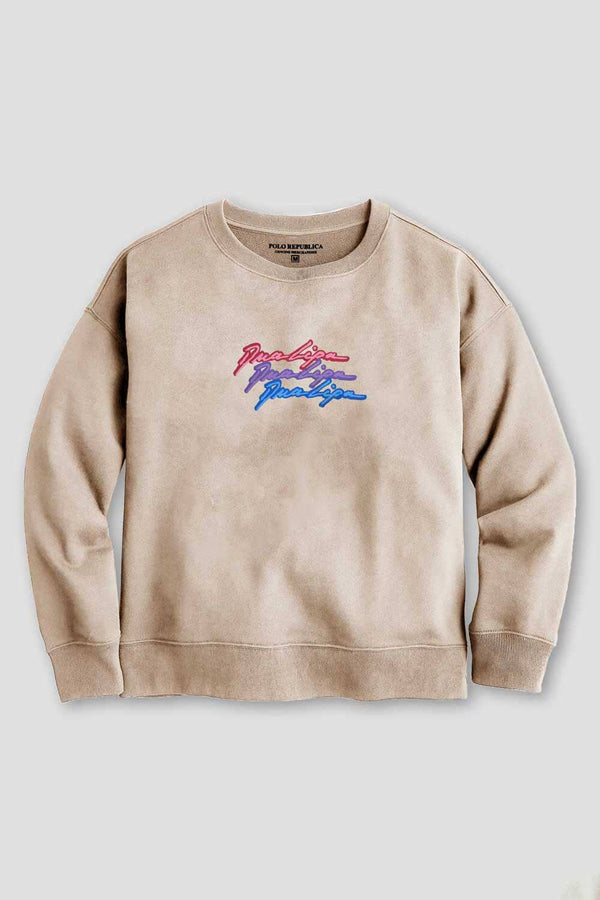 Elo Polo Republica Women's Dua Lipa Printed Fleece Sweatshirt Skin