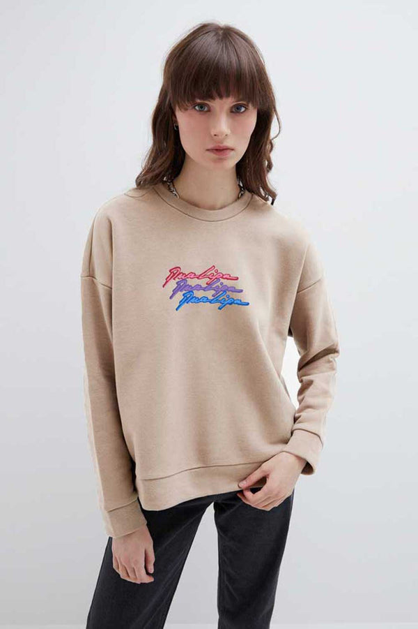 elo Polo Republica Women's Dua Lipa Printed Fleece Sweatshirt Skin