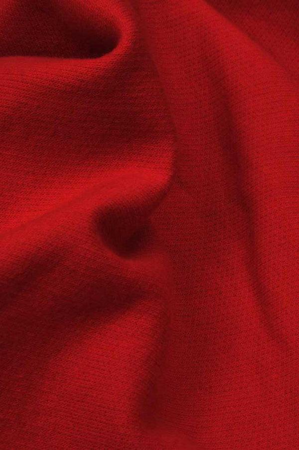 Elo Polo Republica Women's Frill Grateful Embroidered Fleece Sweatshirt Red