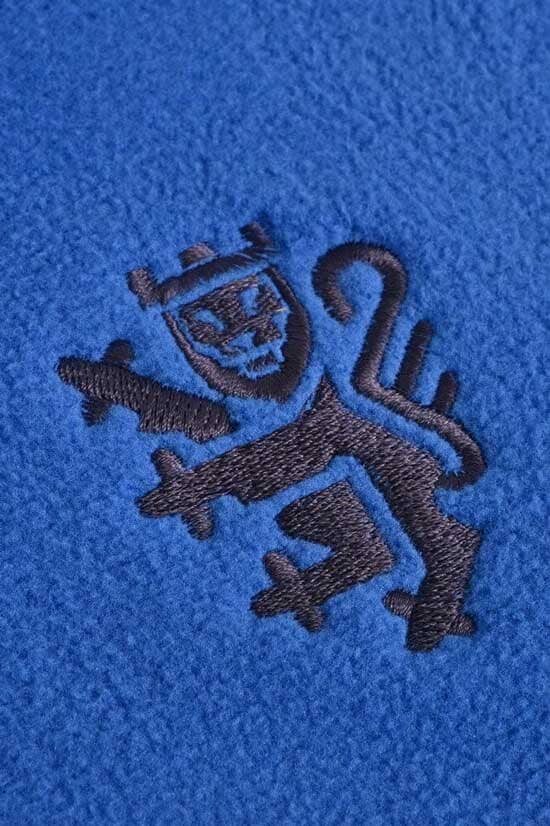 Elo Polo Republica Women's Leo Embroidered Polar Fleece Zipper Jacket Blue