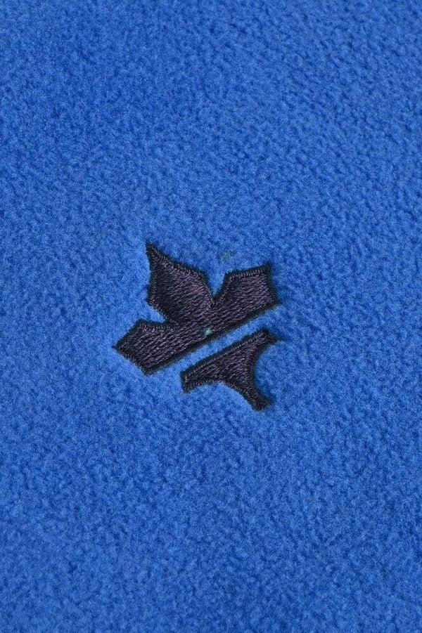 Elo Polo Republica Women's Maple Leaf Embroidered Polar Fleece Zipper Jacket Blue