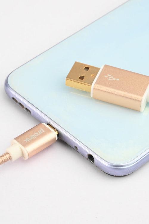 Elo Prolink Micro USB Double Side Reversible Cable Red