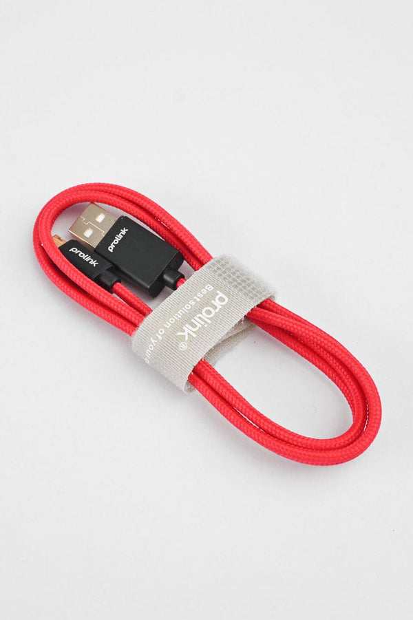 elo Prolink Micro USB Double Side Reversible Cable Red