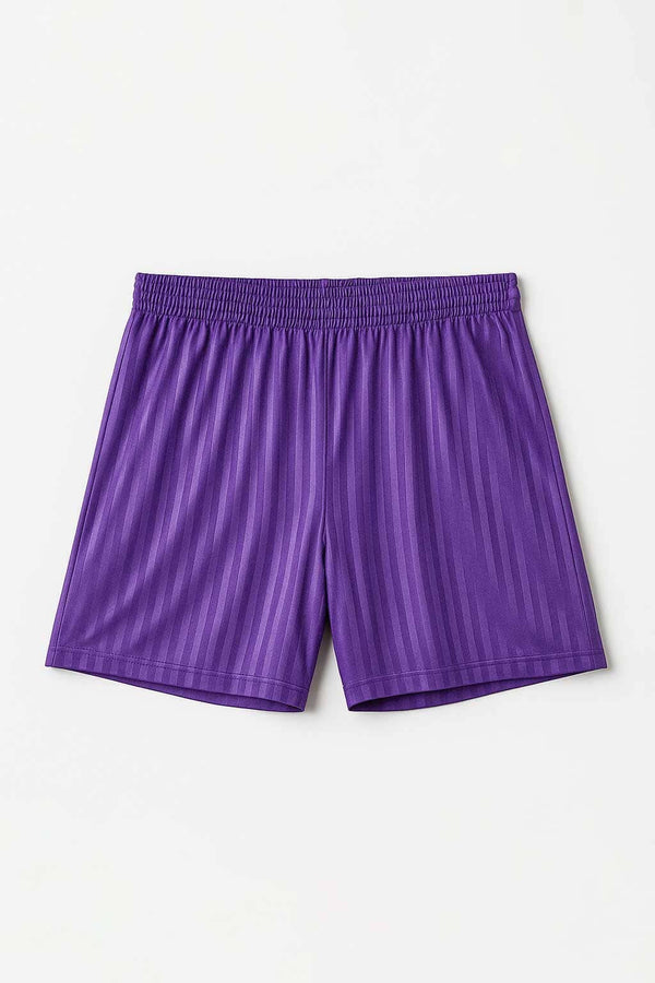 Elo Prostar Men's Jacquard Striped Activewear Shorts Purple