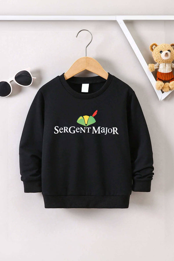 elo Rabbit Skins Boy's Sergent Major Printed Fleece Sweat Shirt