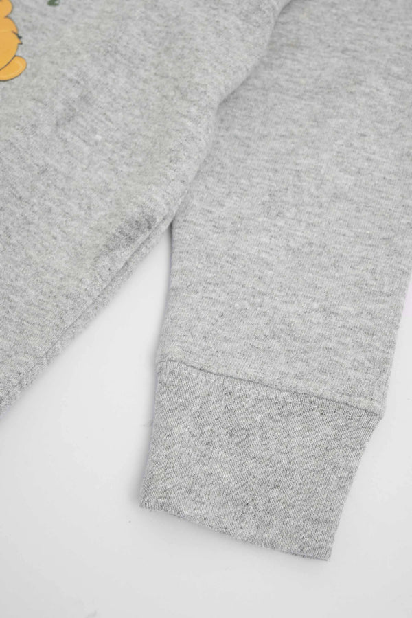 Elo Rabbit Skins Kid's Bear Cool Printed Fleece Sweatshirt Heather Grey