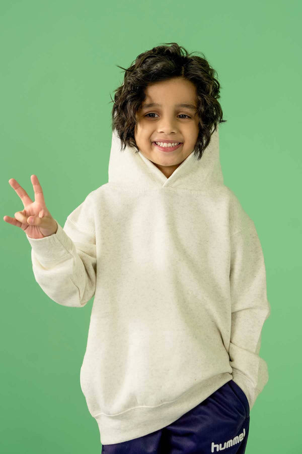 Elo Rabbit Skins Kid's Solid Design Fleece Pullover Hoodie Charcoal
