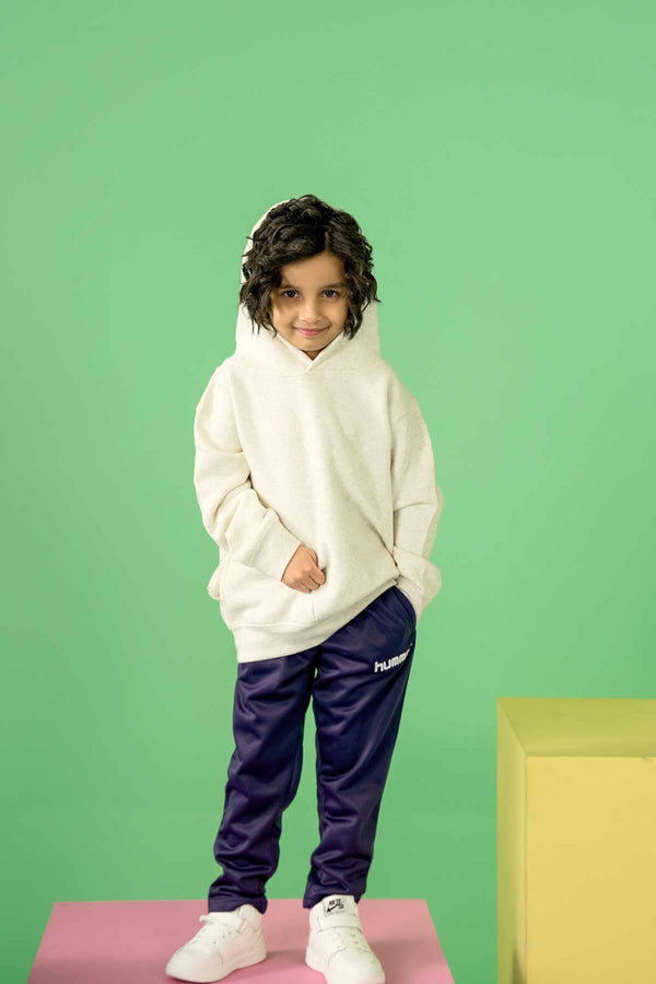 Elo Rabbit Skins Kid's Solid Design Fleece Pullover Hoodie Charcoal