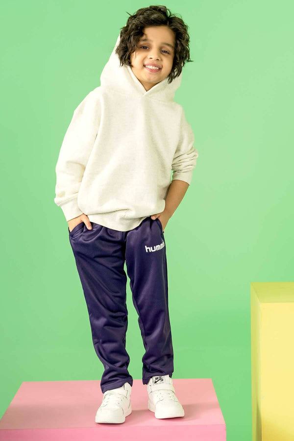 Elo Rabbit Skins Kid's Solid Design Fleece Pullover Hoodie Charcoal