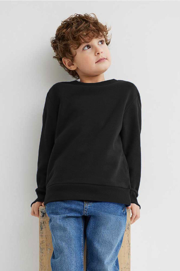 Elo Rabbit Skins Kid's Solid Minor Fault Fleece Sweat Shirt Heather Grey