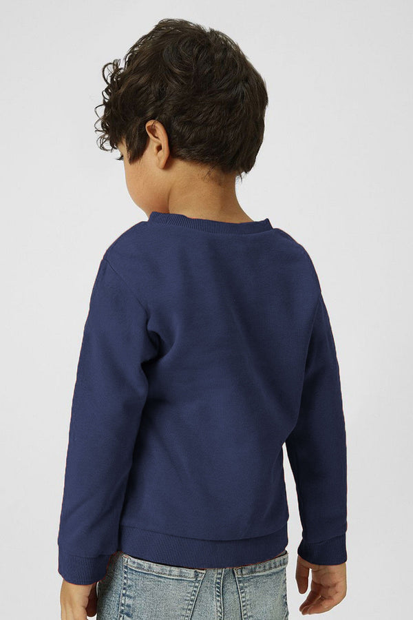 Elo Rabbit Skins Kid's Star Dust Printed Fleece Sweatshirt Navy