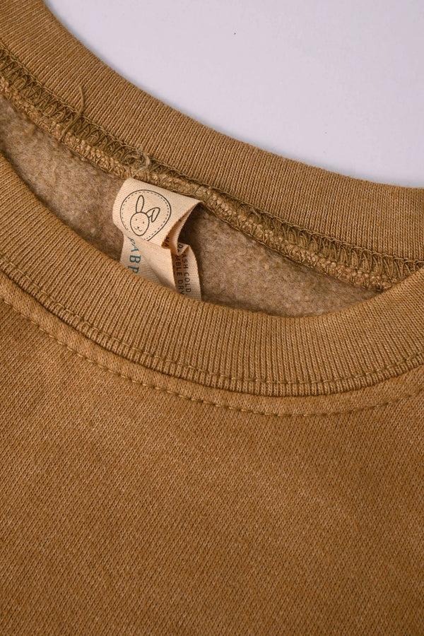 Elo Rabbit Skins Kid's Urban Art Printed Fleece Sweatshirt Brown