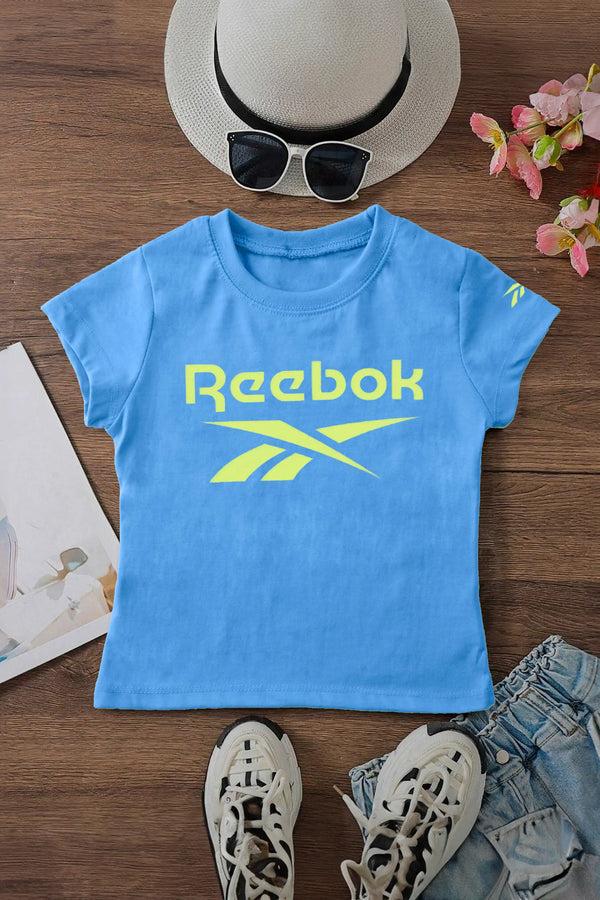 Elo RBK Kid's Logo Printed Short Sleeve Tee Shirt Black