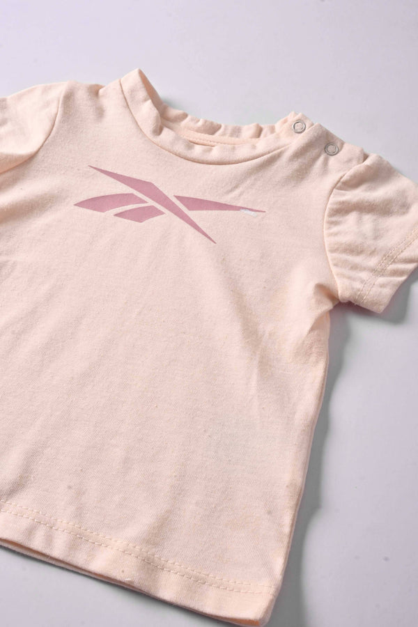 Elo RBK Kids' Contrast Design Sweat Suit Set-3 Pcs Lilac & Powder Pink