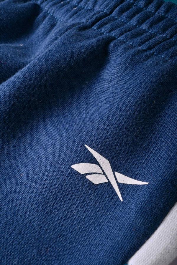 Elo RBK Kids' Contrast Panel Fleece Zipper Hooded Sweat Suit Set. Shirt And Pajama Red & Heather Grey