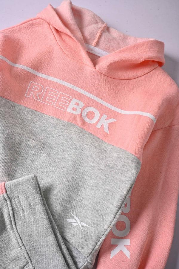 Elo RBK Kids' Sweat Suit Set 2 Pcs Pink & Heather Grey