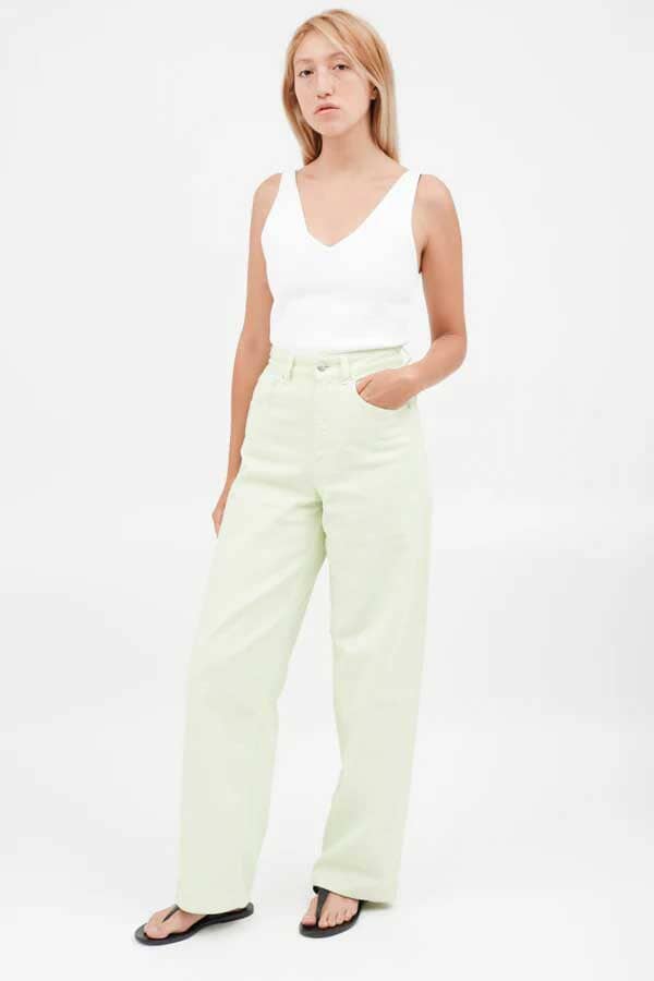 Elo Relaxed Women's Loose Fit Baggy Denim Jeans Mint