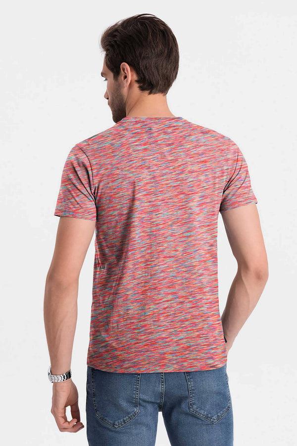 Elo Richman Men's Classic Crew Neck Tee Shirt Grey Melange