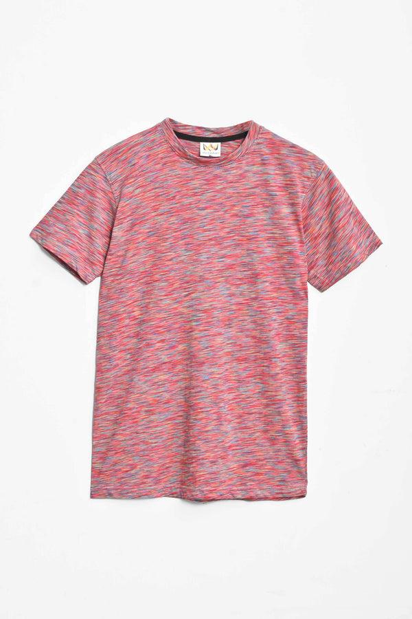 Elo Richman Men's Classic Crew Neck Tee Shirt Grey Melange