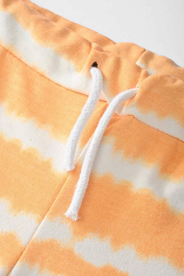 Elo Ritado Baby Kids Olinda Printed Terry Shorts Orange
