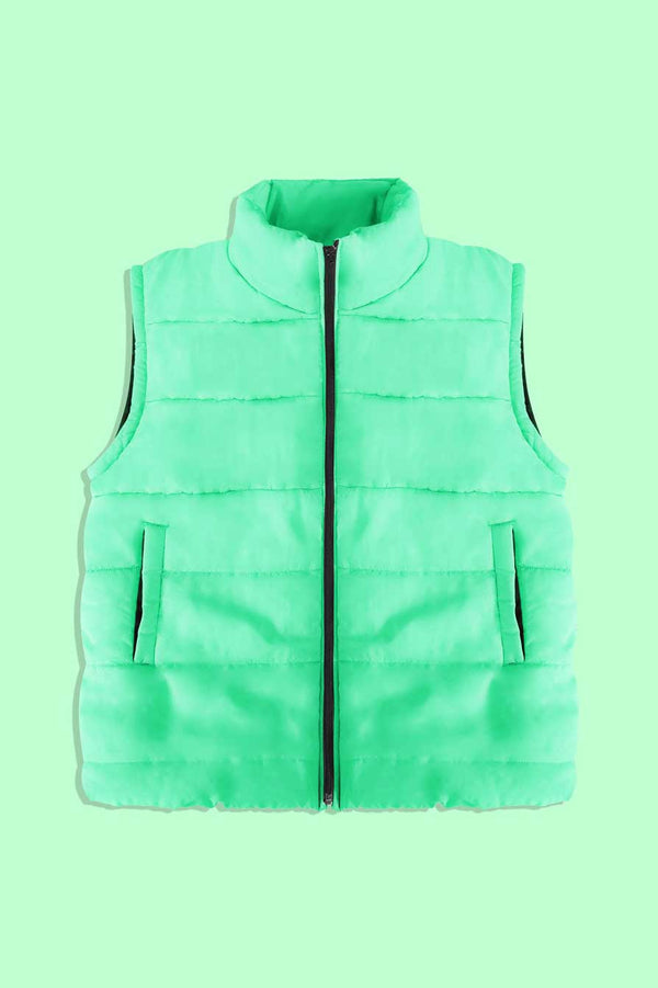 elo RSG Unisex Horten Zipper Body Warmer Puffer Gilet Aqua Green