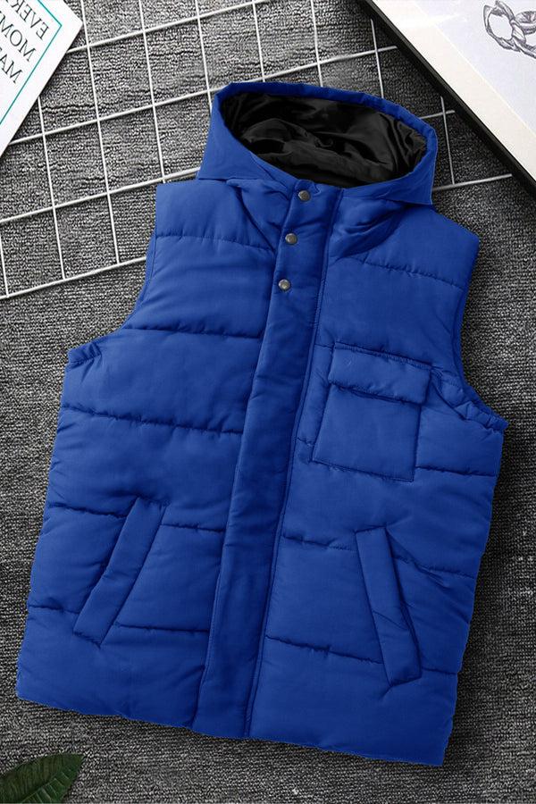 elo RSG Unisex Sleeveless Puffer Hooded Gilet Royal