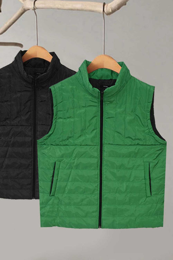Elo RSG Unisex Stavanger Zipper Body Warmer Puffer Gilet Green