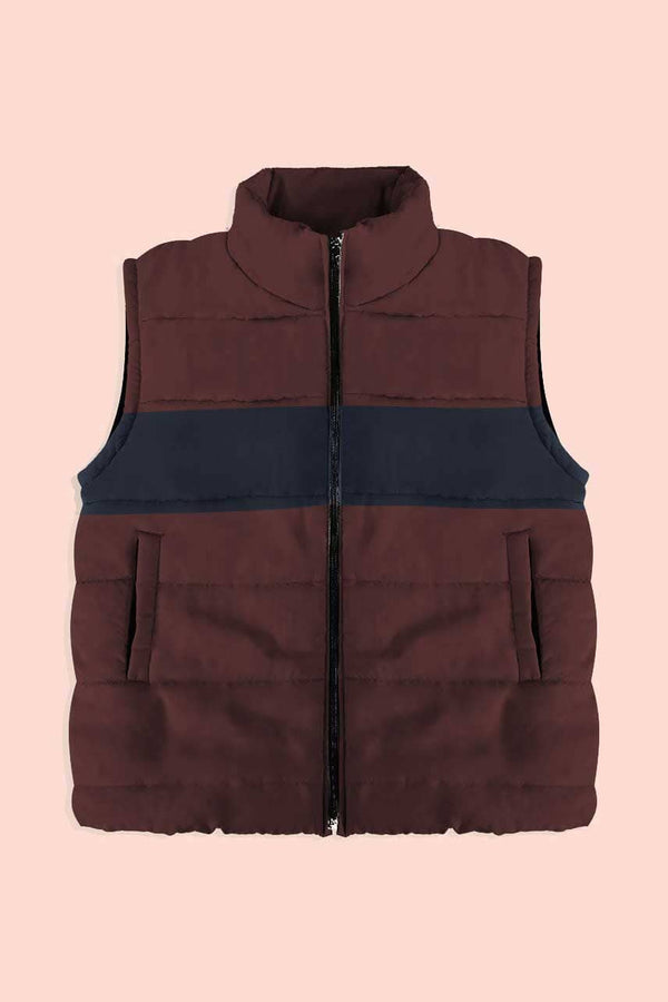 Elo RSG Unisex Tonsberg Panel Design Zipper Body Warmer Puffer Gilet Turquoise & Grey