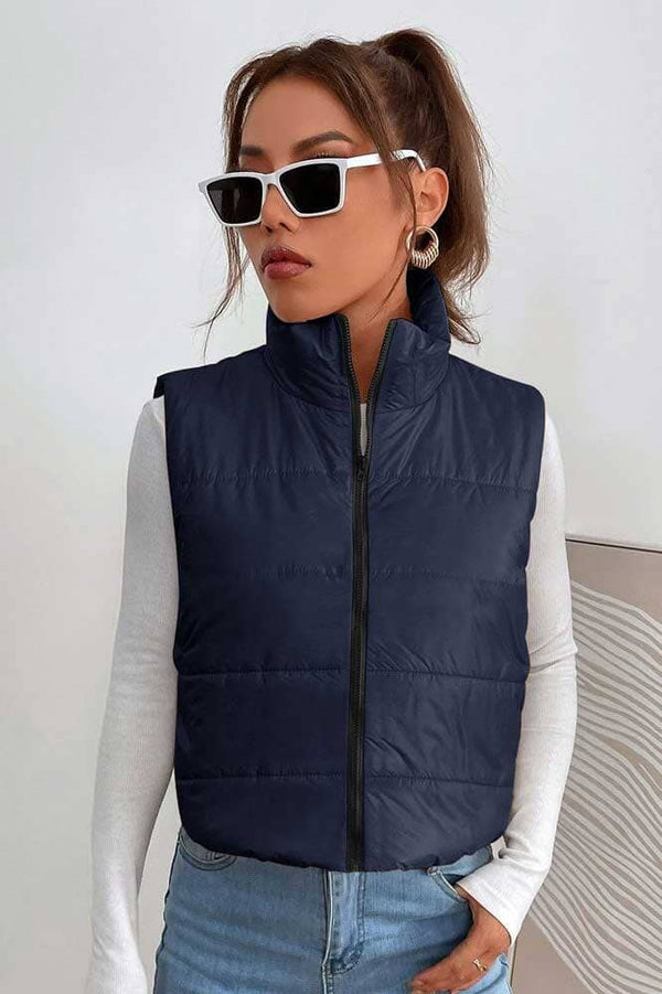 Elo RSG Women's Edmonton Zipper Body Warmer Puffer Gilet Graphite