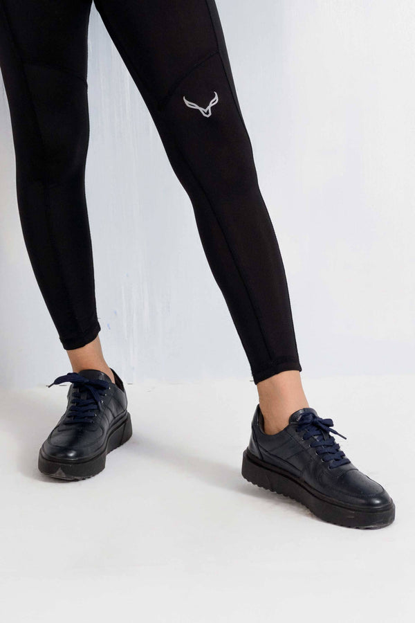 Elo S.Oliver Unisex Soft Sole Classic Upper Leather Sneakers Navy