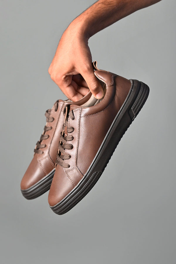 Elo S.Oliver Unisex Soft Sole Leather Sneakers Beige