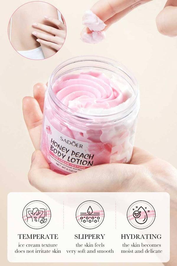 Elo Sadoer Honey Peach Ice Cream Texture Body Lotion - 180g