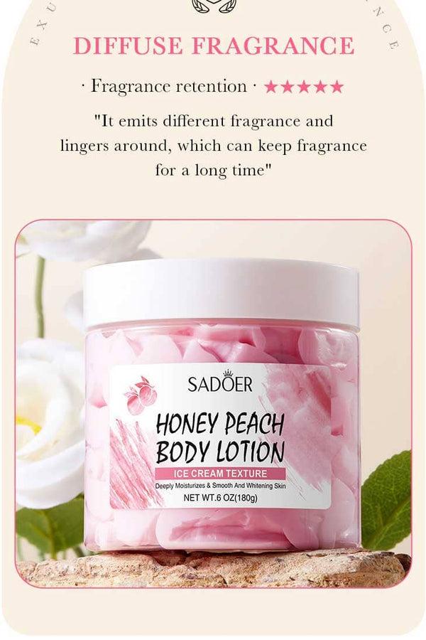 Elo Sadoer Honey Peach Ice Cream Texture Body Lotion - 180g