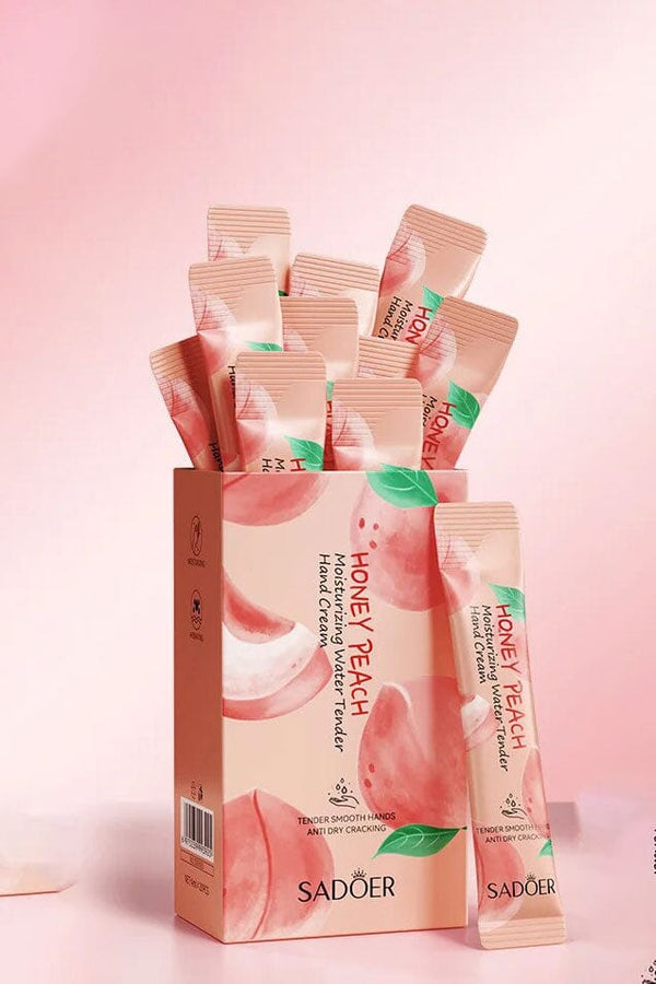 Elo Sadoer Honey Peach Moisturizing Water Tender Hand Cream - 20pcs