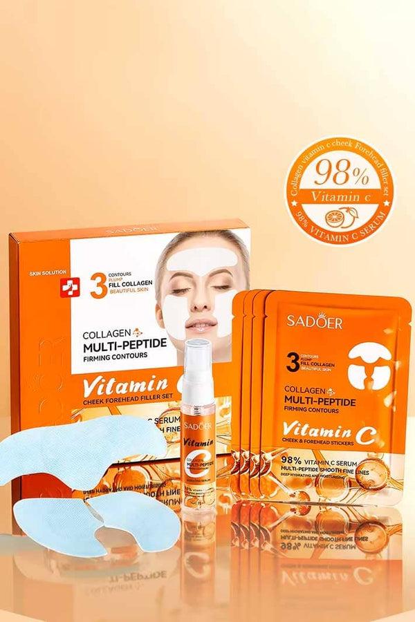 elo Sadoer Multi-Peptide Vitamin C Firming Contours Cheek & Forehead Filler Set