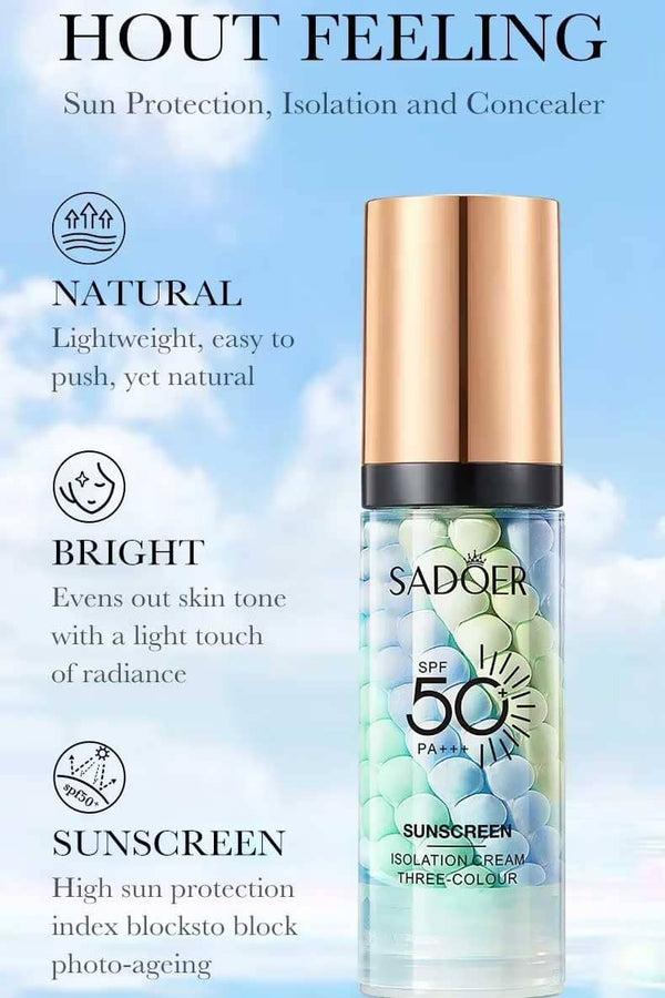 Elo Sadoer SPF 50+ PA+++ Three Color Sunscreen Isolation Cream