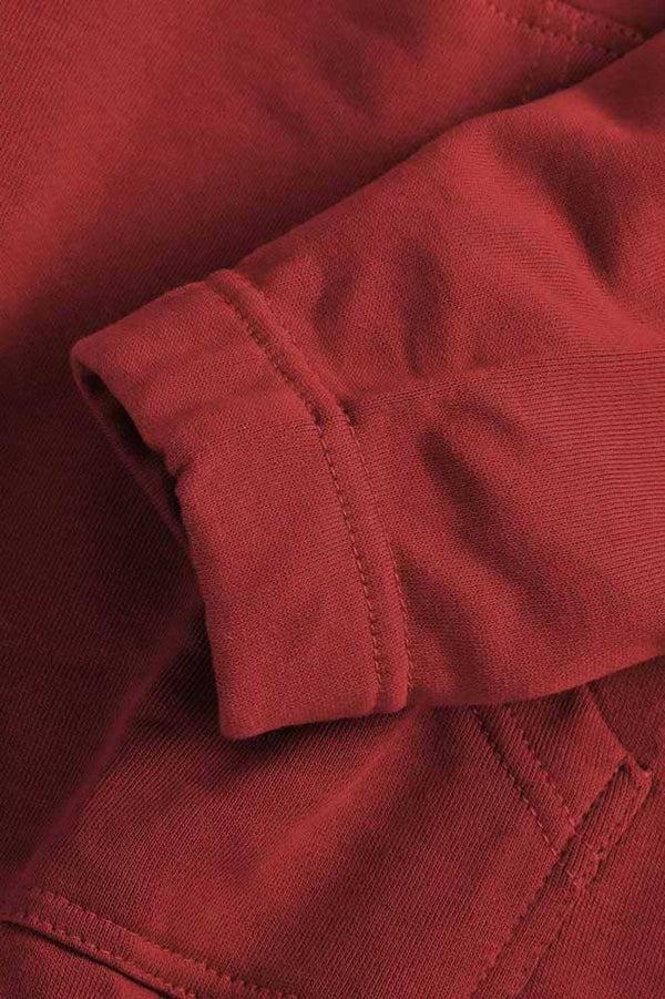 Elo Safina Women's Monday Spider-Man Printed Oversized Fleece Pullover Hoodie Burgundy