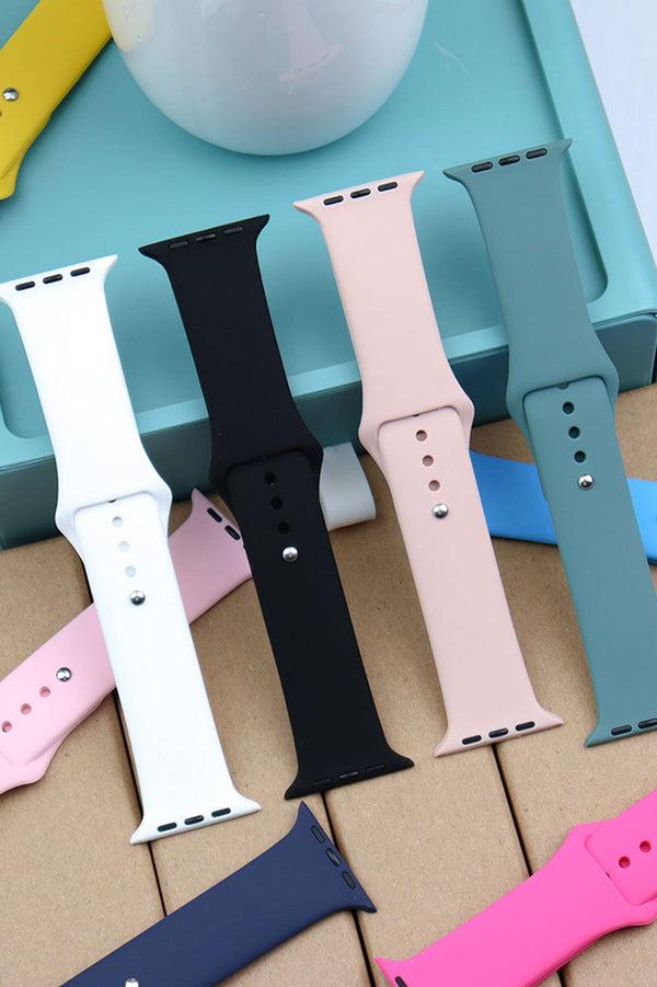 Elo Silicone Ultra Smart Watch Strap For Apple Watch Grey