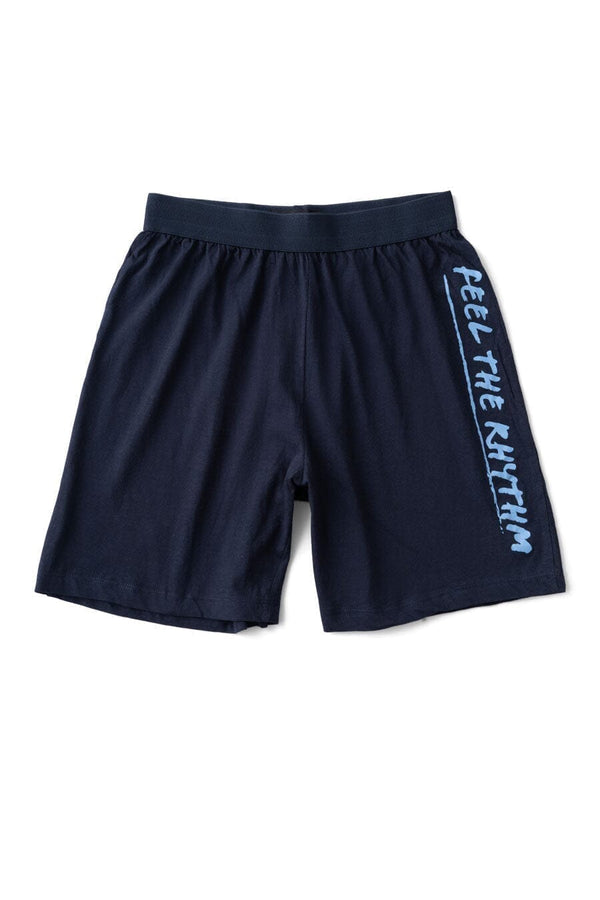 Elo Sinsay Men's Feel The Rhythm Long Boxer Shorts Navy