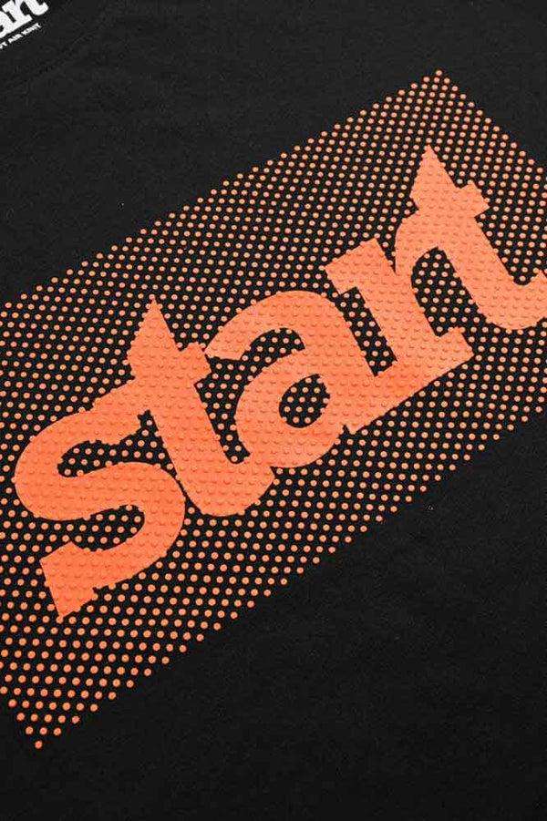 Elo Start Men's Logo Embellish Short Sleeve Tee Shirt Black