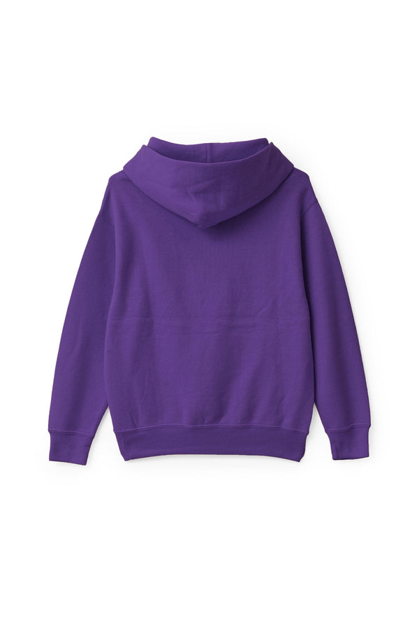 Elo Superdry Kid's Beach Tropical Printed Pullover Hoodie Purple