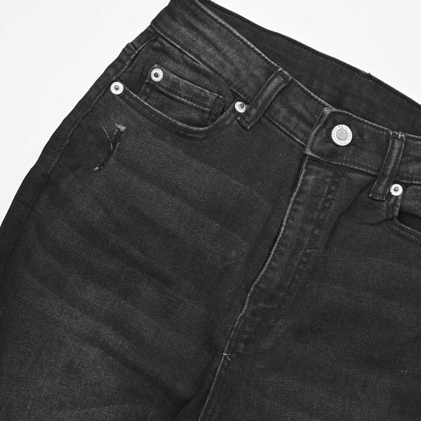 Elo Tally Women's Distressed Style Skinny Fit Denim Black