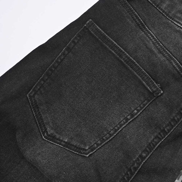 Elo Tally Women's Distressed Style Skinny Fit Denim Black