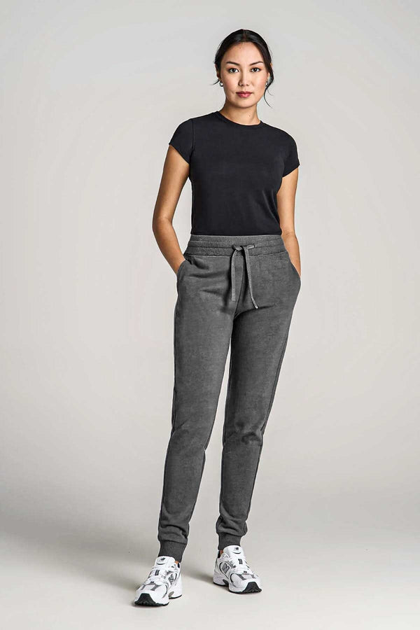Elo Tessentials Women's Terry Jogger Pants Charcoal