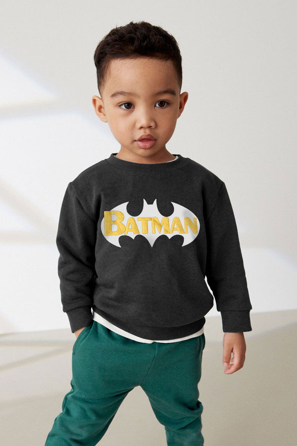 Elo Tiny Teen Boy's Printed Fleece Sweat Shirt Black