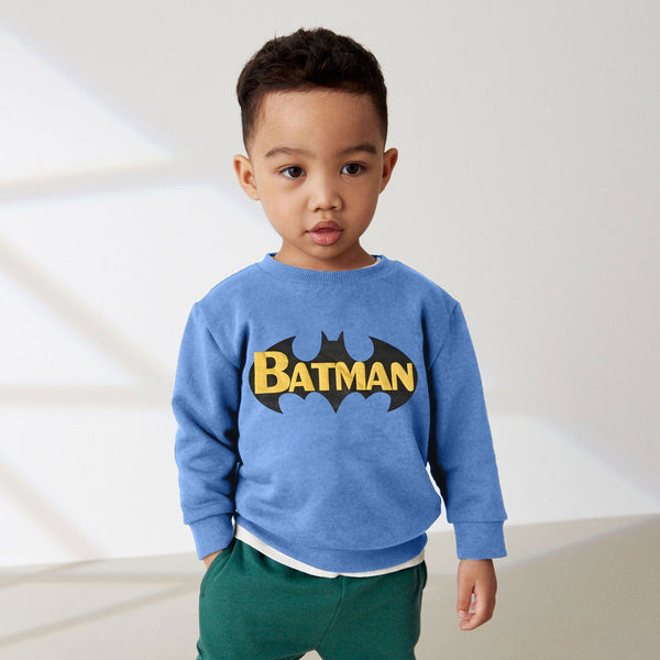 Elo Tiny Teen Boy's Printed Fleece Sweat Shirt Black
