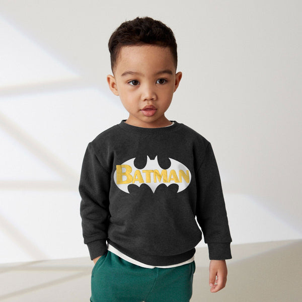 elo Tiny Teen Boy's Printed Fleece Sweat Shirt Black