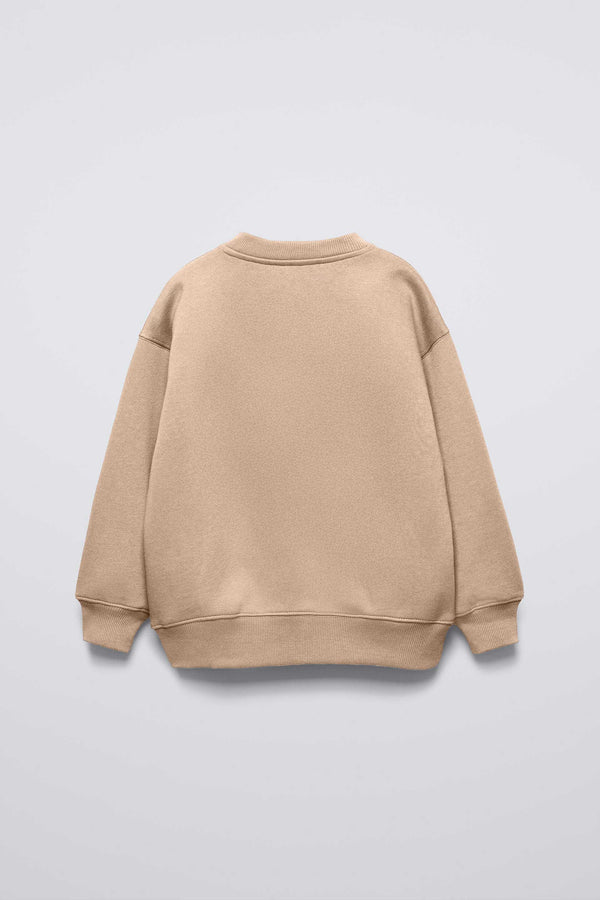 Elo Tiny Teen Kid's Apple Applique Fleece Sweat Shirt Skin