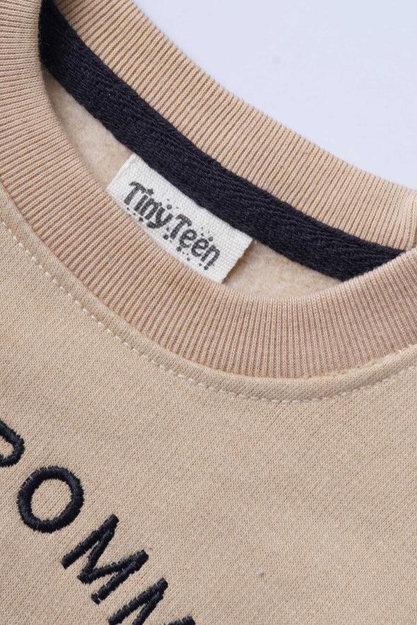 Elo Tiny Teen Kid's Apple Applique Fleece Sweat Shirt Skin